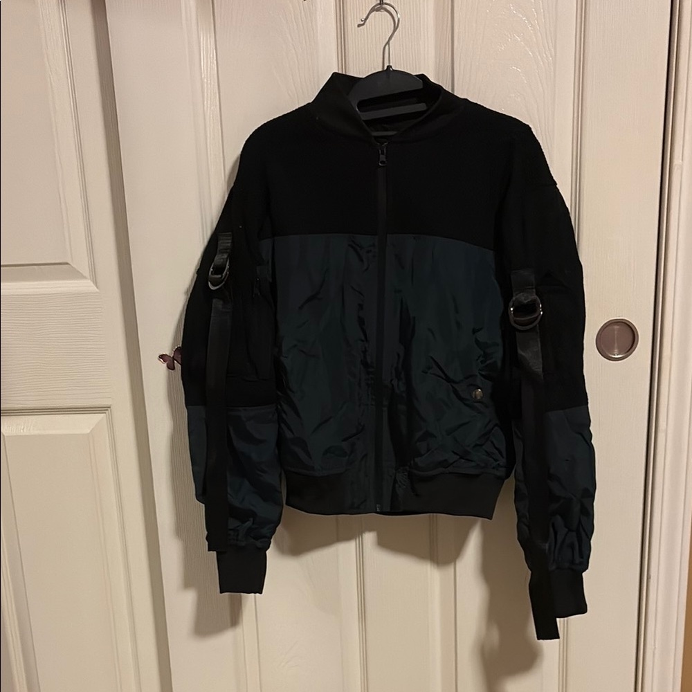 Black CARMAR Bomber Jacket